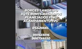 Imagem 1: Borges Landeiro Garden 3Qts 80mts nascente armários planejados Decorado Fino acabamento