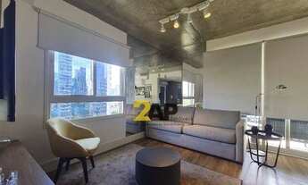 Imagem 4: Apartamento com 1 dormitório para alugar, 65 m² por R$ 5.990/mês - Cidade Monções - São Pa