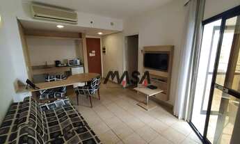 Imagem 2: Flat com 1 dormitório para alugar por R$ 4.000/mês - Gonzaga - Santos/SP