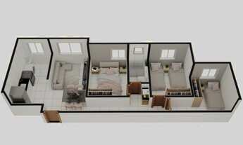 Imagem 2: Apartamentos à venda no jardim Célia com 3 dormitórios com sacada