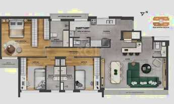 Imagem 2: Apartamento em Santa Cecília