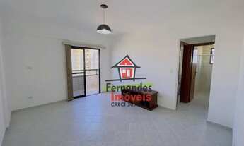 Imagem 1: Apartamento semi mobiliado com 1 dormitório, elevador e piscina, para alugar, 64 m² por R