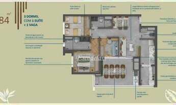 Imagem 3: Apartamento à venda, 84 m² por R$ 944.000,00 - Tatuapé - São Paulo/SP
