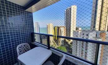 Imagem 2: Apartamento em Boa Viagem | Mobiliado | 53m² | Varanda | Vista Mar | Andar Alto