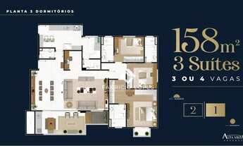 Imagem 3: Lançamento - Aptos com 3 ou 4 dormitórios à venda, 158 m² - Urbanova - São José dos Campos