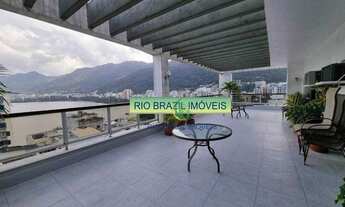 Imagem 2: Cobertura com 4 dormitórios à venda, 501 m² por R$ 7.400.000,00 - Lagoa - Rio de Janeiro/R