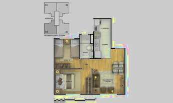 Imagem 4: M Parque Lusitânia -Apto 02 quartos em Paulista na PE 22 ao Lado do Supermercado Todo Dia