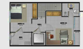 Imagem 6: Casas duplex em condomínio fechado
