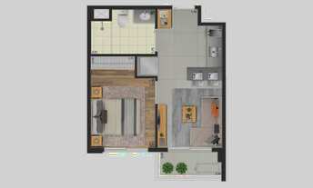 Imagem 7: FINANCIAMENTO DIRETO COM A CONSTRUTORA // 1 DORM / STUDIO AO LADO DO METRÔ