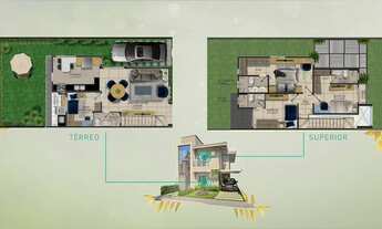 Imagem: Burle Marx Casas Duplex 120 m²