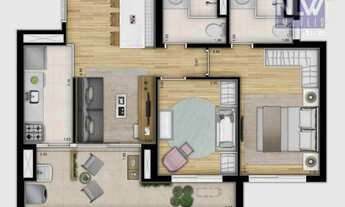 Imagem: Apartamento à venda, 63 m² por R$ 874.376,00