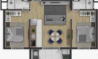 Imagem 5: APARTAMENTO com 1 dormitório à venda por R$ 311.900,00 no bairro Portão - CURITIBA / PR