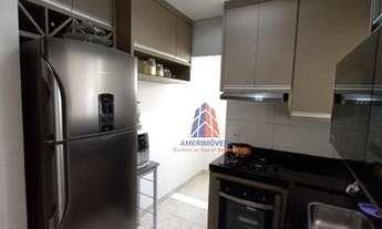 Imagem 4: Apartamento com 3 dormitórios à venda, 73 m² por R$ 310.000 - Residencial Athenas - Americ