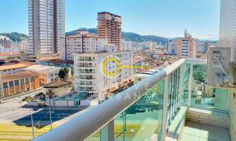 Imagem 2: Apartamento com 1 suite para alugar, 52 m² por R$ 3.300/mês - Gonzaga - Santos/SP