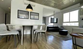 Imagem 2: Apartamento com 1 dormitório para alugar, 70 m² por R$ 8.019,46/mês - Brooklin - São Paulo