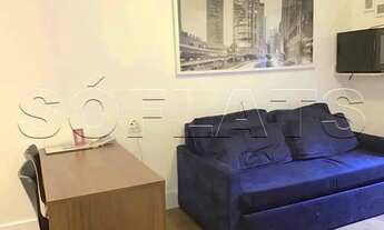 Imagem 3: Flat com boa localização para locação, em uma rua tranquila no coração do Itaim Bibi