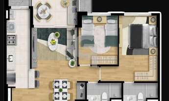 Imagem 3: 3/4 com qualidade, lazer e infraestrutura no Ancoratto Jaguaribe