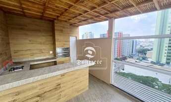 Imagem 3: Apartamento com 1 dormitório para alugar, 40 m² por R$ 1.662,00/mês - Jardim - Santo André