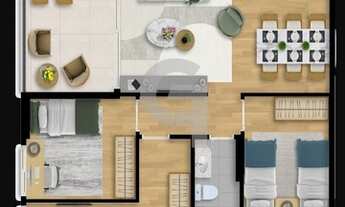 Imagem 7: 3/4 com qualidade, lazer e infraestrutura no Ancoratto Jaguaribe