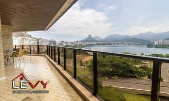 Imagem 4: Vista Incrível da Lagoa 160 m2 3 quartos suíte c 2 vagas - Rio de Janeiro - RJ