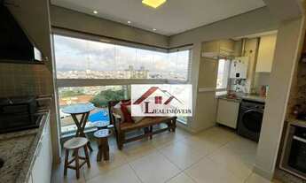 Imagem 3: Apartamento com 2 dormitórios à venda, 73 m² por R$ 630.000,00 - Vila Eldízia - Santo Andr