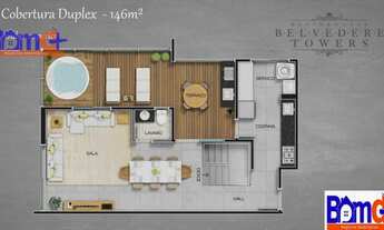 Imagem 3: Apartamento 3 dorms para Venda - Tibery, Uberlândia - 82m², 2 vagas