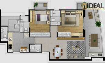 Imagem 13: Apartamento com 2 dormitórios à venda, 91 m² por R$ 965.434 - Boqueirão - Santos/SP