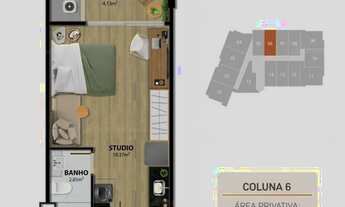 Imagem 2: Apartamento 1 quarto em Jardim Camburi