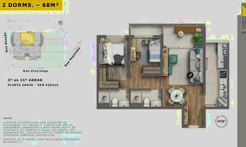 Imagem 5: Apartamento 68m com 2 quartos em Butantã - Rua Alvarenga