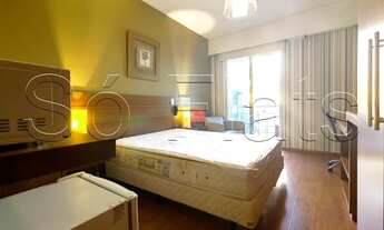 Imagem 2: Flat no Comfort Ibirapuera disponível para locação contendo 26m², 1 dormitório e 1 vaga de