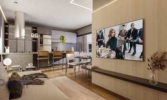 Imagem 2: Apartamento com 1 suite mais dois quartos, 2 vagas de garagem, 103 m2 privativos, lançamen