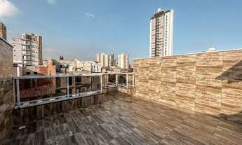 Imagem 3: Cobertura com 2 dormitórios para alugar, 88 m² por R$ 2.850,00/mês - Campestre - Santo And