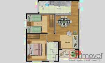 Imagem 4: Apto 50m 2 quartos bom condomínio Protendit - ZN 250mil Quitado