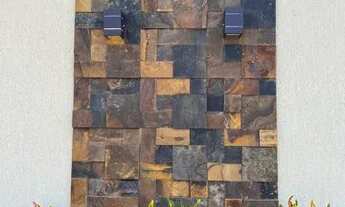 Imagem: Acabamento diferenciado, casa de 3 quartos