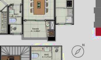 Imagem 2: DUPLEX 3 DORMITORIOS COM 2 SUITES