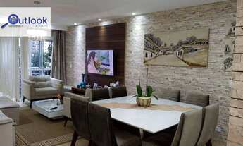 Imagem 4: Apartamento com 3 dormitórios à venda, 134 m² por R$ 760.000,00 - Vila Caminho do Mar - Sã