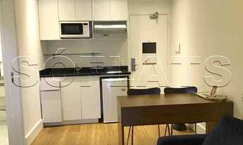 Imagem 2: Flat com boa localização para locação, em uma rua tranquila no coração do Itaim Bibi