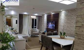 Imagem 2: Apartamento com 3 dormitórios à venda, 134 m² por R$ 760.000,00 - Vila Caminho do Mar - Sã