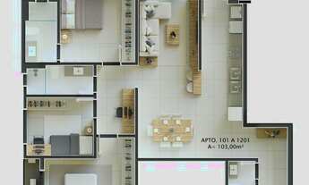 Imagem 3: Le Magnific Apartamento com 3 dormitórios