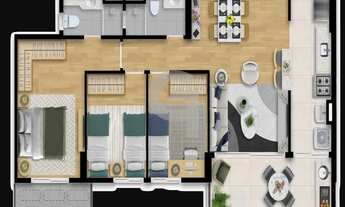 Imagem 6: 3/4 com qualidade, lazer e infraestrutura no Ancoratto Jaguaribe