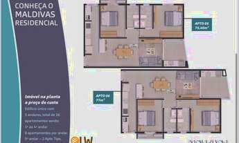 Imagem 5: Apartamento para venda com 74 metros quadrados com 2 quartos em Barra da Lagoa - SP