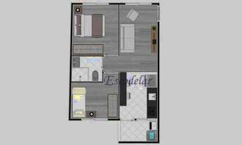 Imagem 6: Apartamento com 1 dormitório à venda, 27 m² por R$ 225.000,00 - Vila Mazzei - São Paulo/SP