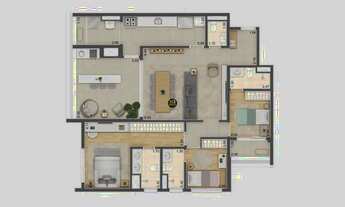 Imagem 2: Apartamento com 3 quartos no Hi View - Bairro Santo Amaro em São Paulo