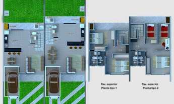 Imagem 5: Sobrado com 2 quartos, sendo 1 suíte com 74,36 m² por R$ 369.000,00 na Itajuba - Barra Vel
