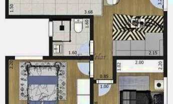 Imagem 2: Apartamento com 2 dormitórios à venda, 37 m² por R$ 295.000,00 - Água Fria - São Paulo/SP