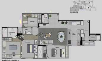 Imagem 7: APARTAMENTO com 3 dormitórios à venda por R$ 3.651.121,45 no bairro Cabral - CURITIBA / PR