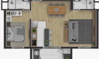 Imagem 6: APARTAMENTO com 1 dormitório à venda por R$ 311.900,00 no bairro Portão - CURITIBA / PR