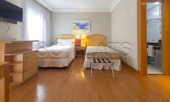 Imagem 6: Flat Tryp Higienópolis com 33m², 1 dormitório e 1 vaga disponível locação com entrada imed