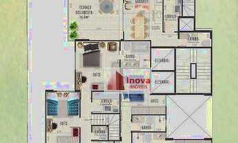 Imagem 6: Novo Apartamento com 2 qtos/suíte/varanda gourmet/1 vaga, à venda, 70 m² por R$ 489.000