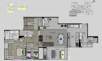 Imagem 6: APARTAMENTO com 3 dormitórios à venda por R$ 3.651.121,45 no bairro Cabral - CURITIBA / PR